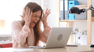 frustrated mother