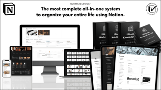 Notion Templates | Ultimate Life OS™ | Cover