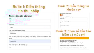 Hướng dẫn sử dụng máy tính bảo hiểm nhân thọ khi bị nhân viên ngân hàng ép vay