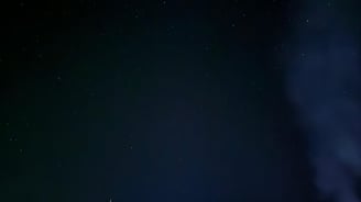 The night sky of Africa with campervan 