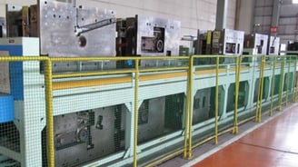 a factory floor plan of a factory floor plan