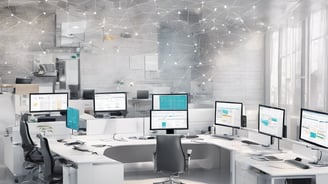 a person holding a cell phone with a neon logo on it