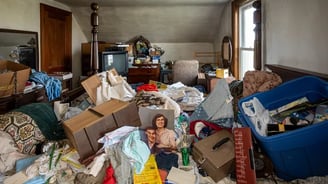 hoarder house