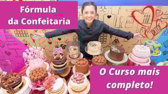 A formula da confeitaria curso completo online com Keity Fujiwasa
