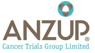 ANZUP logo, urogenital and prostate cancer research, clinical trials in Australia and New Zealand