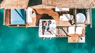 Caribbean over the water bungalow Honeymoon