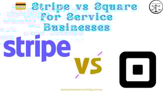 Stripe vs Square for Service Businesses: A comparison of payment processing services.
