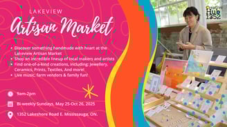 The Lakeview Artisan Market is a vibrant Sunday destination celebrating creativity, community.