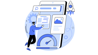 dessin optimisation de site web