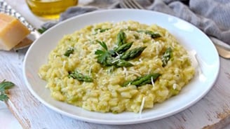un risotto aux asperges