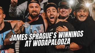 James Sprague's Winnings at Wodapalooza.