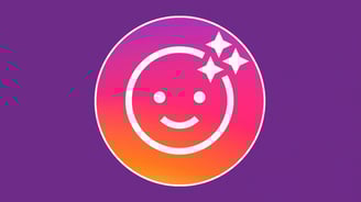 a smiley face with a star on it