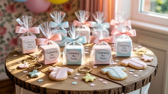 a table with cookies
