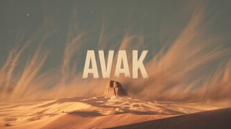 a man riding a snowboard in the desert