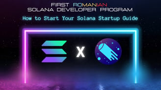 Visual with How to start your solana startup guide 