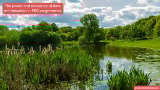 The power and relevance of data minimisation in ESG programmes