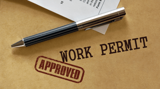 Work permit approved