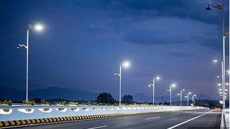 LED street lights are widely used for Main Roads