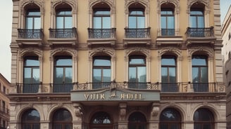 A building facade prominently displaying illuminated text. The text is in both Arabic and English, reading 'Kingdom of Saudi Arabia.' The structure's exterior features horizontal lines of green-lit Arabic script against a dark background.
