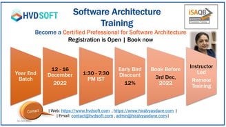 Software Architecture Training iSAQB CPSA-F Certification. Dec 2022 registration open.