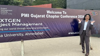 Moderator, Volunteer and Core Committee Member, for PMI Gujarat Chapter Annual Conference 2024