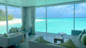 Jumeirah Olhahali Island Maldives spa reception