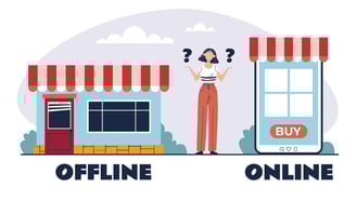 online offline purchase