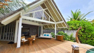 Milaidhoo Maldives beach villa terrace