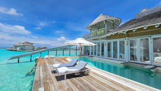 Soneva Jani overwater villa terrace