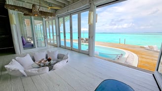 Soneva Jani villa living