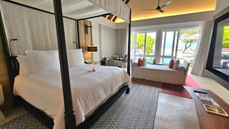 Four Seasons Landaa Beach Villa Bedroom