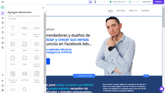 Crear Website mediante IA