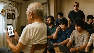 特殊詐欺をしている側とされている側の画像