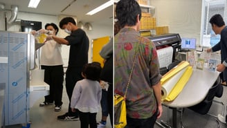 子ども向け職場見学・仕事体験イベントの様子