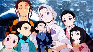 Nezuko Kamado Human Form with her family