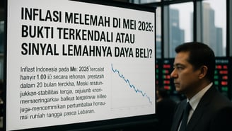 Inflasi Melemah di Mei 2025: Bukti Terkendali atau Sinyal Lemahnya Daya Beli? | NuntiaNews