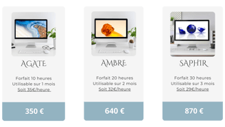 forfait tarifs secrétaire indépendante hadmin assist