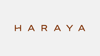 a brown logo on a white background