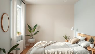 Cores que transmitem tranquilidade para quartos relaxantes. Inspiração para criar um ambiente calmo 