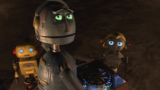 Our heros in a cave