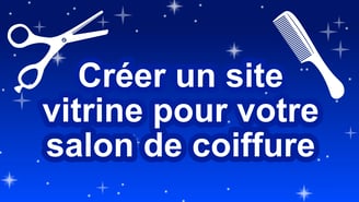 Site internet pour salon de coiffure