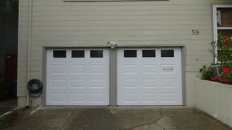 2 new steel garage doors installed.