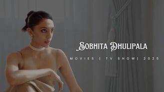 Sobhita in a dress and a dress with a dress on