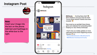Content & Social Media Strategy example