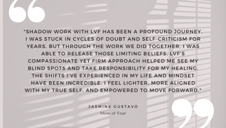 A testimonial for the book and/or coaching service by LVF at LVFLVX.com by Mom of Four.
