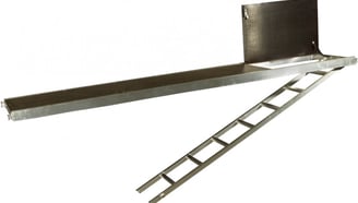 aluminija klajs ar luku un kapnem 3m