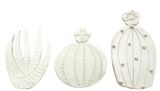 mural ceramico cactus