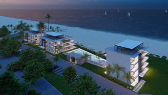 beachfront apartment complex design