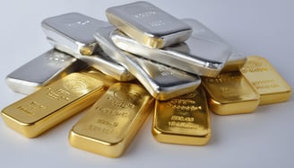 high quality gold and silver bars