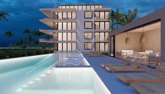 pool lighting modern